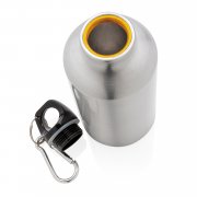 Спортивная алюминиевая бутылка с карабином арт. P436.162 Спортивная алюминиевая бутылка с карабином арт. P436.162