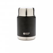 Вакуумный контейнер для еды Elite с внутренним медным покрытием, черный