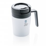 Термокружка с ручкой Coffee-to-go, белый
