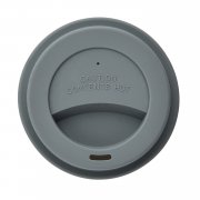 Стакан с крышкой PLA, 350 мл, серый арт. P432.880 Стакан с крышкой PLA, 350 мл, серый арт. P432.880