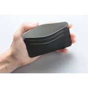 Держатель для карт Quebec RFID с защитой от сканирования RFID, черный