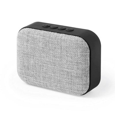Bluetooth колонка FABRIC прямоугольная черный, серый
