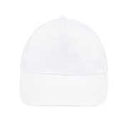 Бейсболка SUNNY, 5 клиньев, застежка на липучке Белый