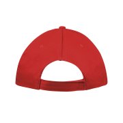 Бейсболка SUNNY, 5 клиньев, застежка на липучке Красный