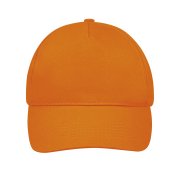Бейсболка SUNNY, 5 клиньев, застежка на липучке Оранжевый