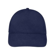 Бейсболка SUNNY, 5 клиньев, застежка на липучке Темно-синий