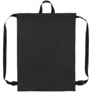 Рюкзак на затяжках Melango, черный арт. 12449.30 Рюкзак на затяжках Melango, черный арт. 12449.30