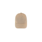 Бейсболка BUZZ, 5 клиньев, застежка на липучке Золото