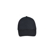 Бейсболка BUZZ, 5 клиньев, застежка на липучке Черный
