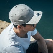 Бейсболка ENERGY, 6 клиньев, застежка на липучке Серый