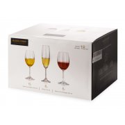 Подарочный набор бокалов для красного, белого и игристого вина «Celebration», 18 шт