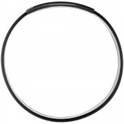 Силиконовый браслет Brisky с металлической шильдой, черный арт. 13746.30