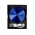 Универсальный аккумулятор "UFO" (6000mAh) в подарочной коробке,синий, 8,6х1,5 см,металл Синий