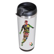 Термокружка IDEA под полиграфическую вставку, 420 мл, нержавеющая сталь/пластик прозрачный арт. 20613 Термокружка IDEA под полиграфическую вставку, 420 мл, нержавеющая сталь/пластик прозрачный арт. 20613