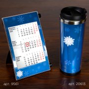 Термокружка IDEA под полиграфическую вставку, 420 мл, нержавеющая сталь/пластик прозрачный арт. 20613 Термокружка IDEA под полиграфическую вставку, 420 мл, нержавеющая сталь/пластик прозрачный арт. 20613