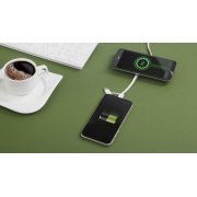 Кабель "Energy" с функцией беспроводного зарядного устройства белый