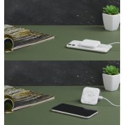 Беспроводное зарядное устройство-подставка "Satellite" белый