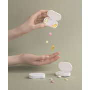 Таблетница "Pill house" с антибактериальной защитой белый