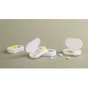 Таблетница "Pill house" с антибактериальной защитой белый