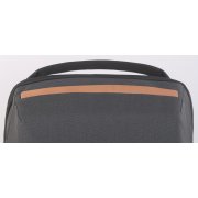 Рюкзак "City" с USB-разъемом черный с коричневым