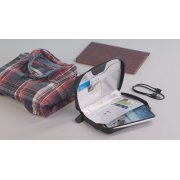 Дорожный органайзер с УФ стерилизатором черный