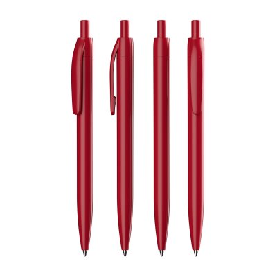 Ручка шариковая "Phil" из антибактериального пластика красный