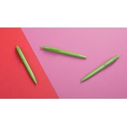 Ручка шариковая "Phil" из антибактериального пластика зеленое яблоко