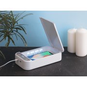 УФ-стерилизатор с беспроводным зарядным устройством белый