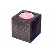 Свеча в декоративном подсвечнике «Роза»