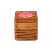 Свеча в декоративном подсвечнике «Вишня»