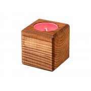 Свеча в декоративном подсвечнике «Вишня»