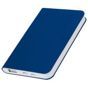Универсальный аккумулятор "Softi" (5000mAh), темно-синий, 7,5х12,1х1,1см, искусственная кожа Темно-синий