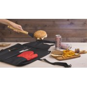 Фартук с приборами для барбекю "Шеф-повар" черный