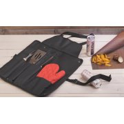 Фартук с приборами для барбекю "Шеф-повар" черный