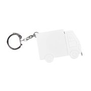Брелок-рулетка "Грузовик" (1 м) белый