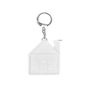 Брелок-рулетка "Домик" (1 м) белый