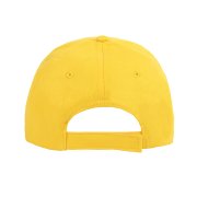Бейсболка HIT, 5 клиньев, застежка на липучке Жёлтый