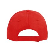 Бейсболка HIT, 5 клиньев, застежка на липучке Красный