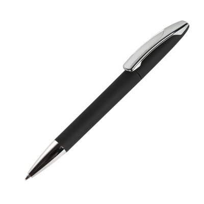 Ручка шариковая VIEW, пластик/металл, покрытие soft touch Черный