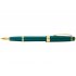 Ручка перьевая «Bailey Light Polished Green Resin and Gold Tone», перо F арт. 421355