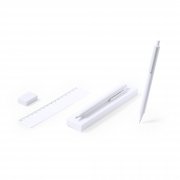 Набор "Combo" канцелярских принадлежностей с антибактериальной защитой белый