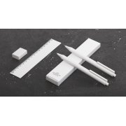 Набор "Combo" канцелярских принадлежностей с антибактериальной защитой белый