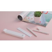 Набор "Combo" канцелярских принадлежностей с антибактериальной защитой белый