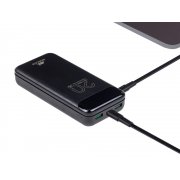 Внешний аккумулятор с дисплеем, 20000 mAh