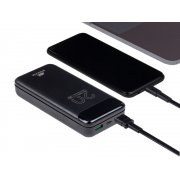 Внешний аккумулятор с дисплеем, 20000 mAh