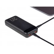 Внешний аккумулятор с дисплеем, 20000 mAh