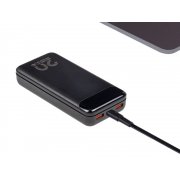 Внешний аккумулятор с дисплеем, 20000 mAh