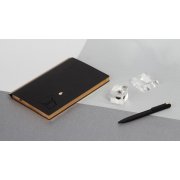 Пресс-папье с каплей нефти на подставке прозрачный