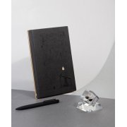 Пресс-папье с каплей нефти на подставке прозрачный