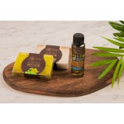 Эфирное масло с веткой "Пихта", банное бежевый